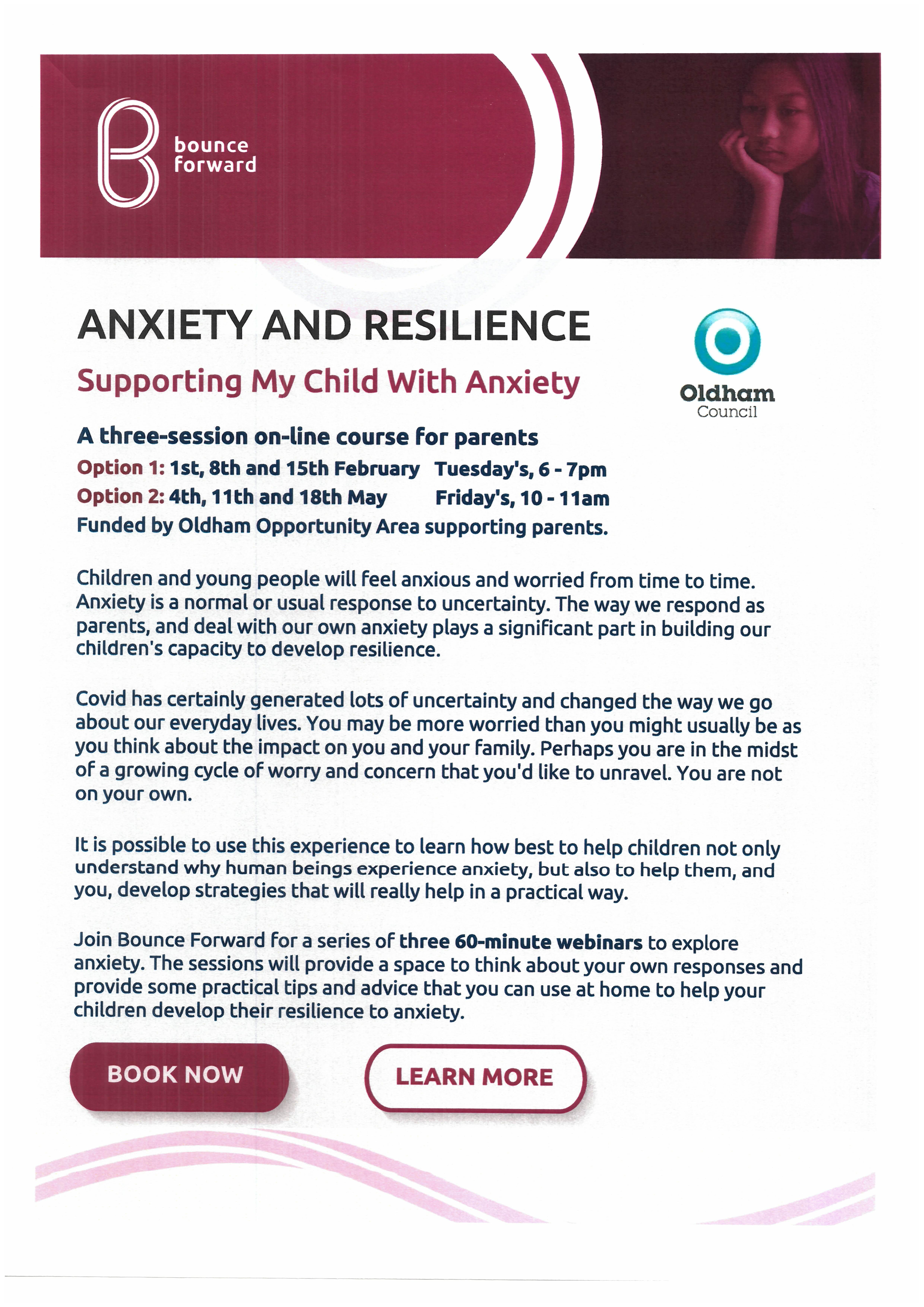 Click on the links in the pdf file below to book